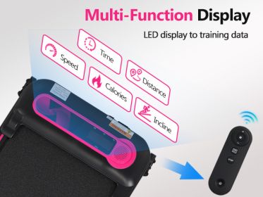 NEW Folding Walking Pad Under Desk Treadmill for Home Office -2.5HP Walking Treadmill With Incline 0.5-7.5MPH 300LBS Capacity Treadmill for Walki