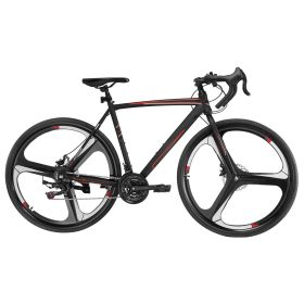 VEVOR Road Bike, 700C Wheels Racing Bike, SHIMANO 21 Speeds Drivetrain System City Commuter Road Bicycle