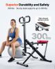 Squat Machine, Deep Squat Rowing Machine for Home, Easy Setup & Foldable Exercise Equipment