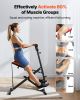 Squat Machine, Deep Squat Rowing Machine for Home, Easy Setup & Foldable Exercise Equipment