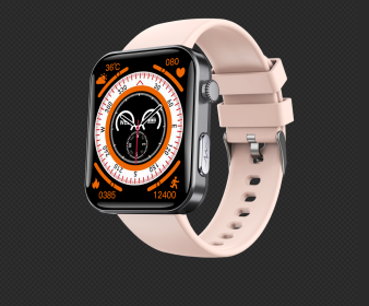 2025 Smart Watch Health Tracker 2.1in Fitness Tracker (Option: Pink)