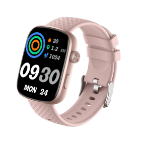 1.95-inch Smartwatch Fitness Tracker With Multiple Exercise Modes (Option: Pink)