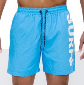 Surf&Beach Swim Shorts (Color: Blue, size: 3XL)
