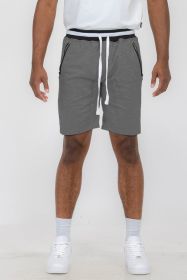 Weiv Mens French Terry Sweat Short (Color: CHARCOAL, size: XL)